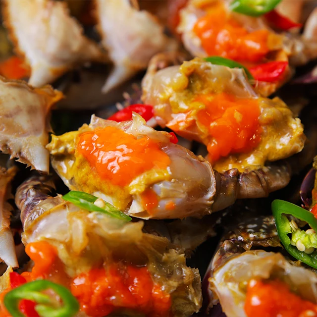 Good Quality Delicious And Convenient Korean Instant Food ALPUMGE Soy Sauce Marinated Crab For Export