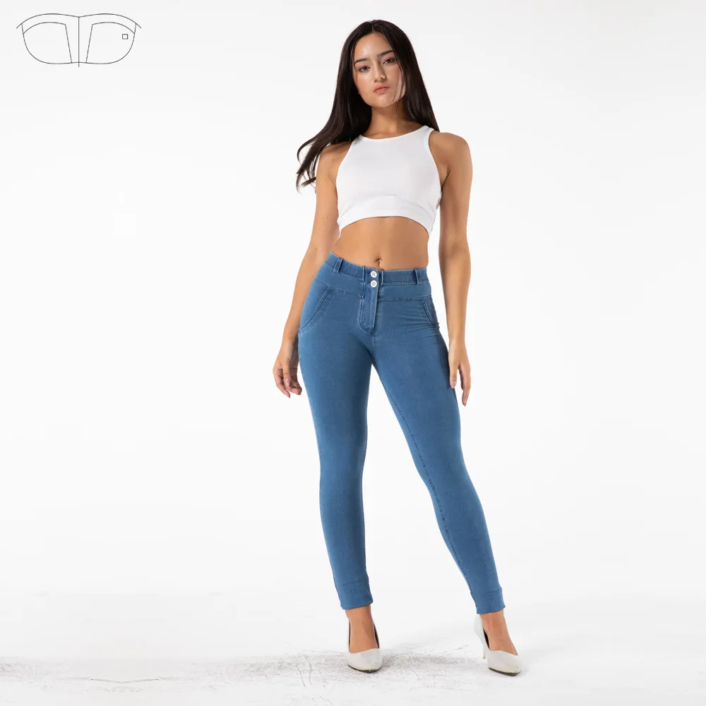 Shascullfites Royal wolf melody pants lady elastic waistband fashion clothing jeans pants sexy women hot pants