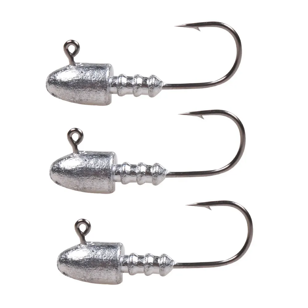 Hotsale model fishing hook lead jig head quality high carbon wire hook bullet jighead