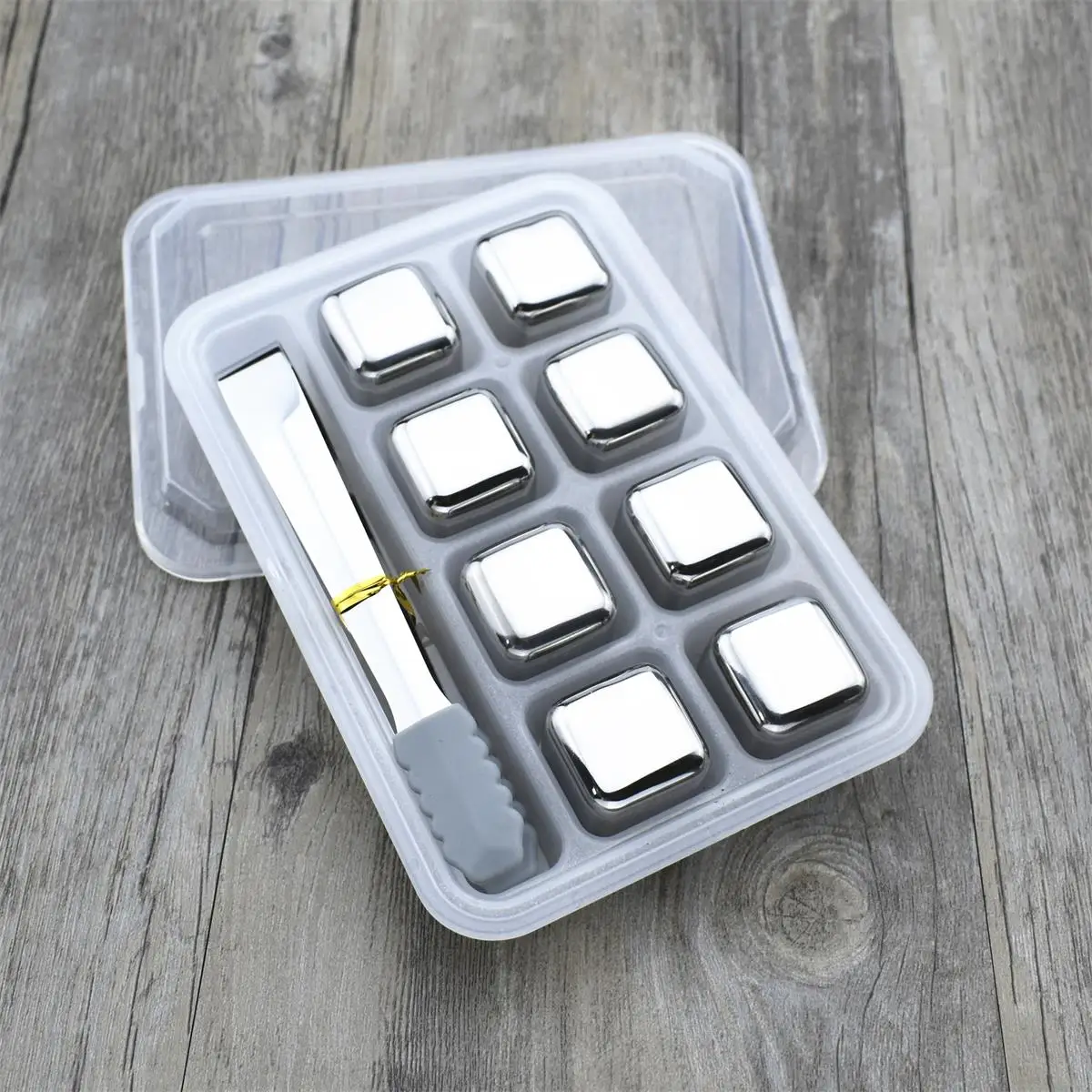 Аксессуары для бара охлаждающие камни из нержавеющей стали 304 кубик льда для виски для колы вина напитков