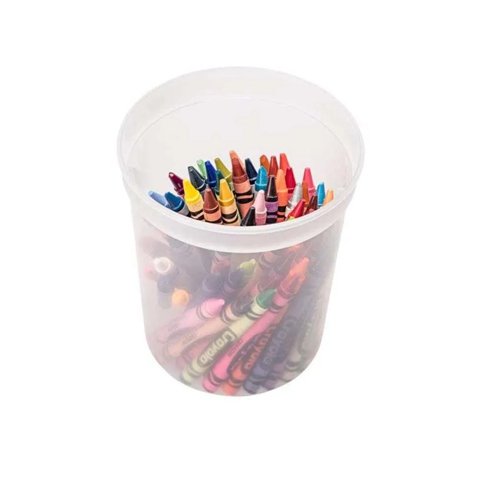 32 oz deli container clear plastic round cups takeout disposable food container