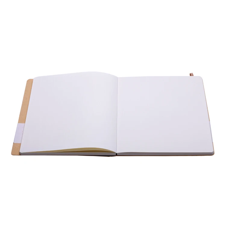 Notebook Manufacturer Custom Perfect Binding Bamboo Cover School Supplies Blank Notebook Diary