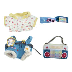 Original custom plush doll clothes costume workwear suit shirt custom 20cm plush doll with clothes