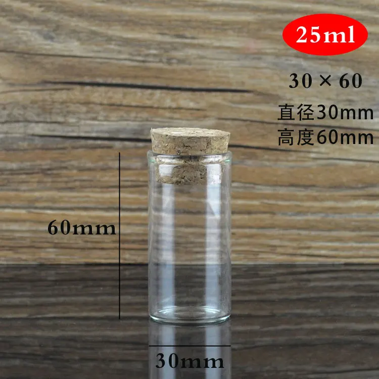 
Transparent High Borosilicate Glass Test Tube Bottle Reagent Bottle Chemical Glass With Cork 