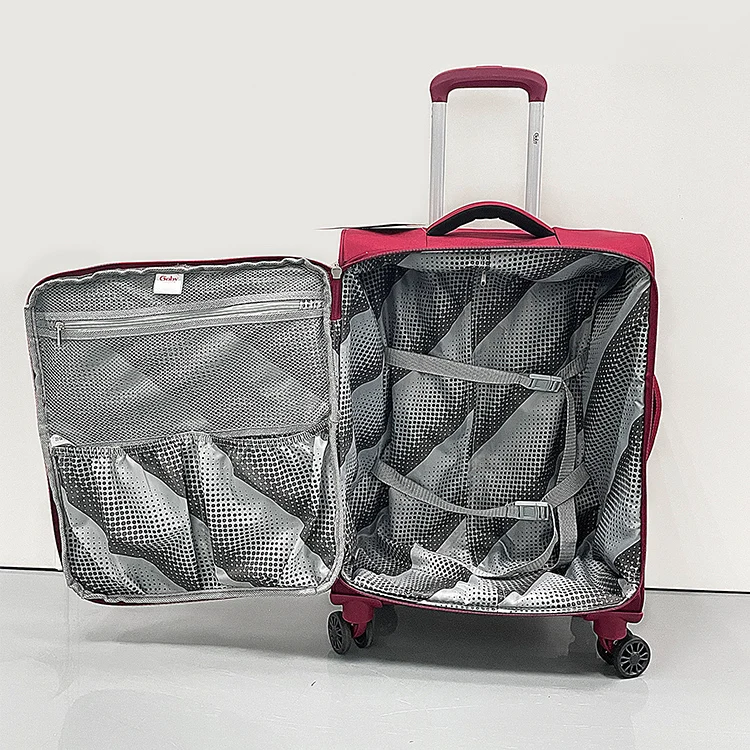 Lightweight Soft Trolley Suitcase Waterproof Large Capacity Business Luggage Multi-functional Travel Luggage
