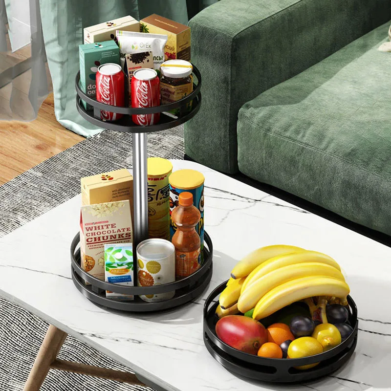 
New Design Stainless Steel Kithcen 2 Tier Lazy Susan Spice Rack Organizer for Cabinet 