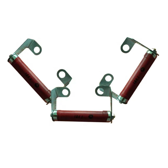 1W RI40 glass sealed hermetic High Voltage Resistor marked with color rings
