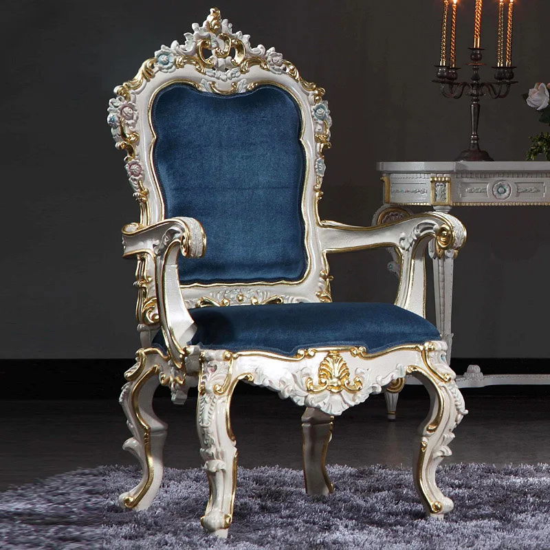 OEM promotion european executive chair luxury office luxury armchair wooden dining chair sfor living room