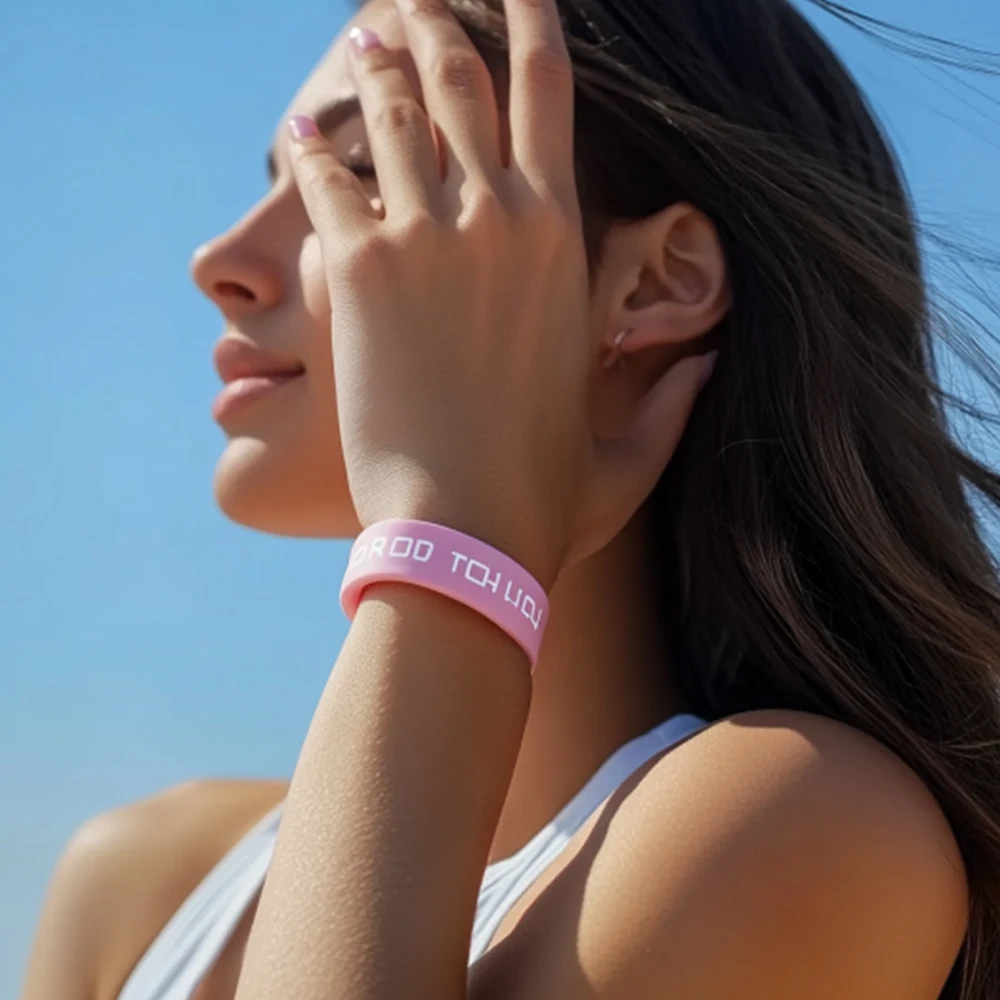 Crystal Code Palestine Rubber Recycled Wristband Wholesale Nfc Wristbands Snap Anime Pearl Bracelet Silicone Jelly Bracelets