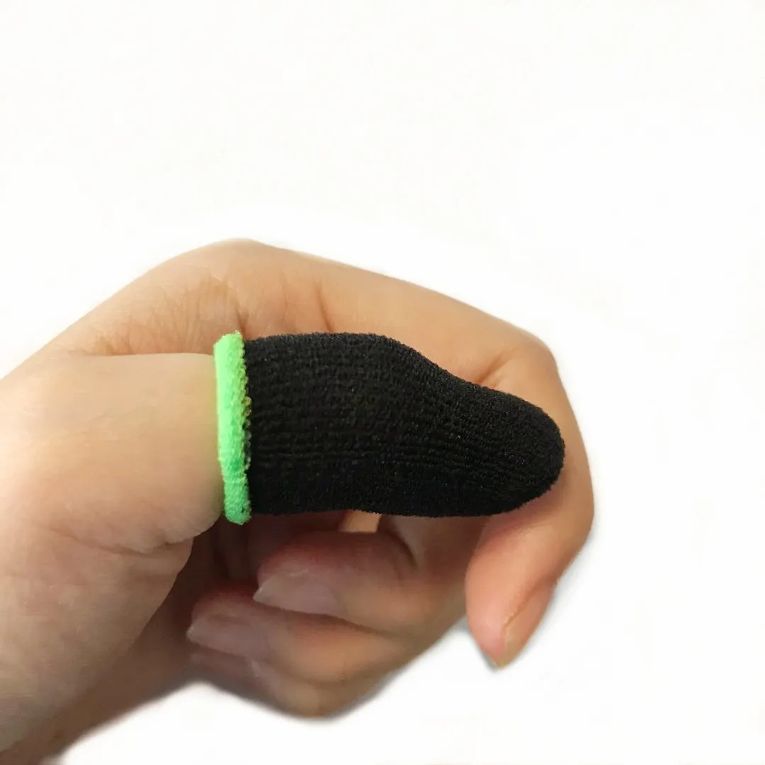Hot !!!! New mobile game touch screen finger sleeve custom professional breathable sweat-proof gaming finger protective sleeve
