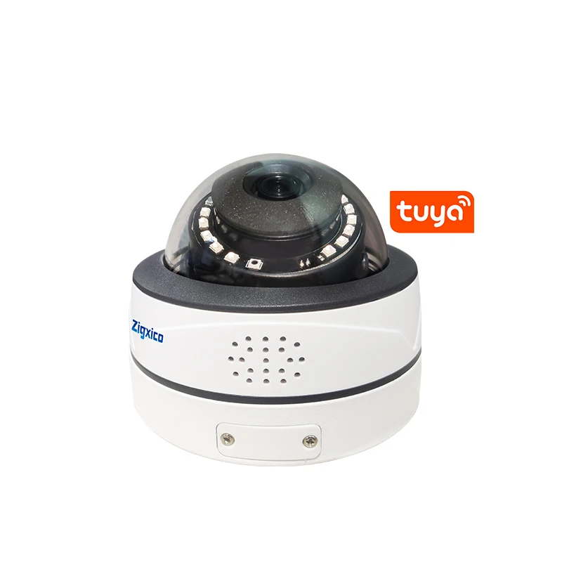  5MP 8MP 2MP 4K Vandalproof IR In Doors лазерная система видеонаблюдения Tuya IP66 Защитная купольная камера 4 MP P2P наружная IP