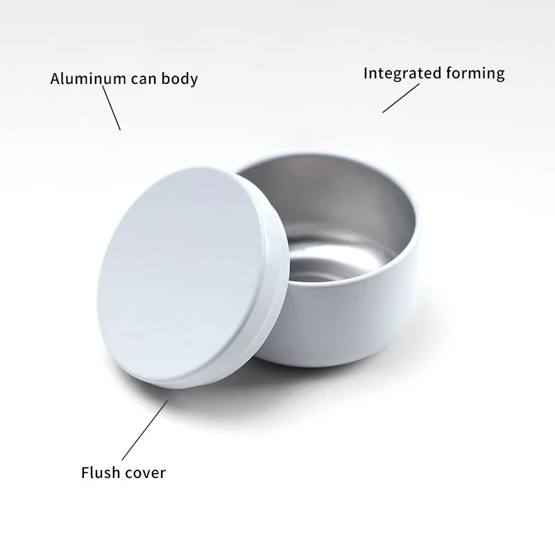 4 Oz Aluminum Tins Cans Round Storage Jars Containers Screw Lids Metal Tins Travel Tins Cosmetic Refillable Containers