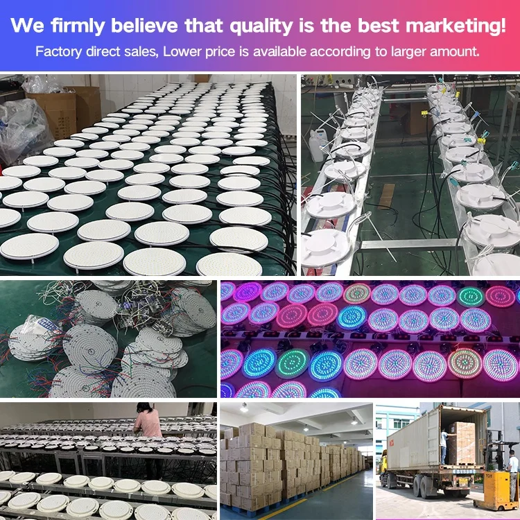 Tadpole Ip68 Waterproof Rgb Surface Wall Mount Led 12V 35W Par56 Underwater Led Lamp Resin Filled Swimming Pool Lights