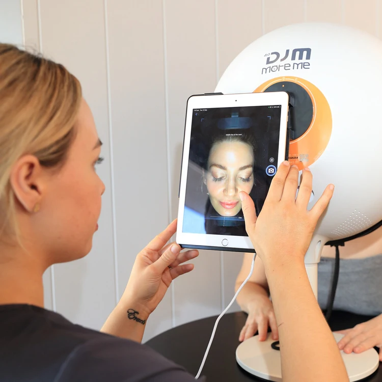 Skin Tester Scanner Machine Texture Analyzer  Ipad DE Face DJM