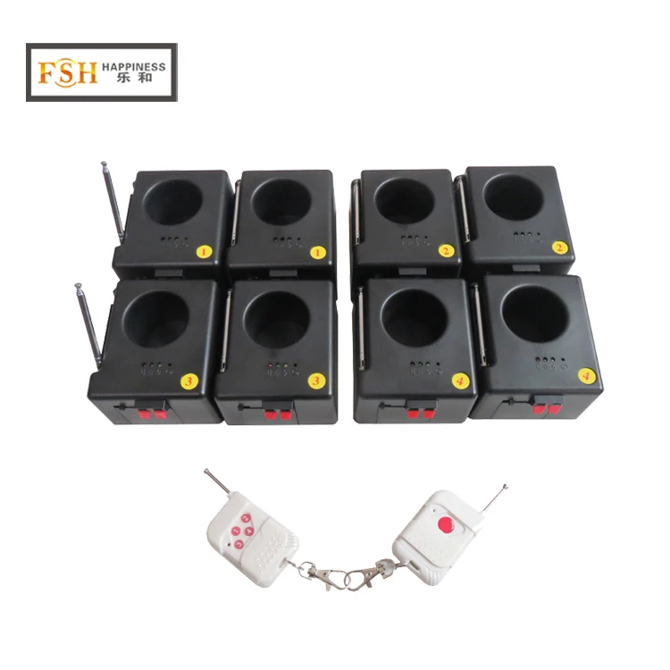 Professional Audio 12 Group With Multi-Function Indoor Remote Stage Fountains  Firework Wireless Firing System