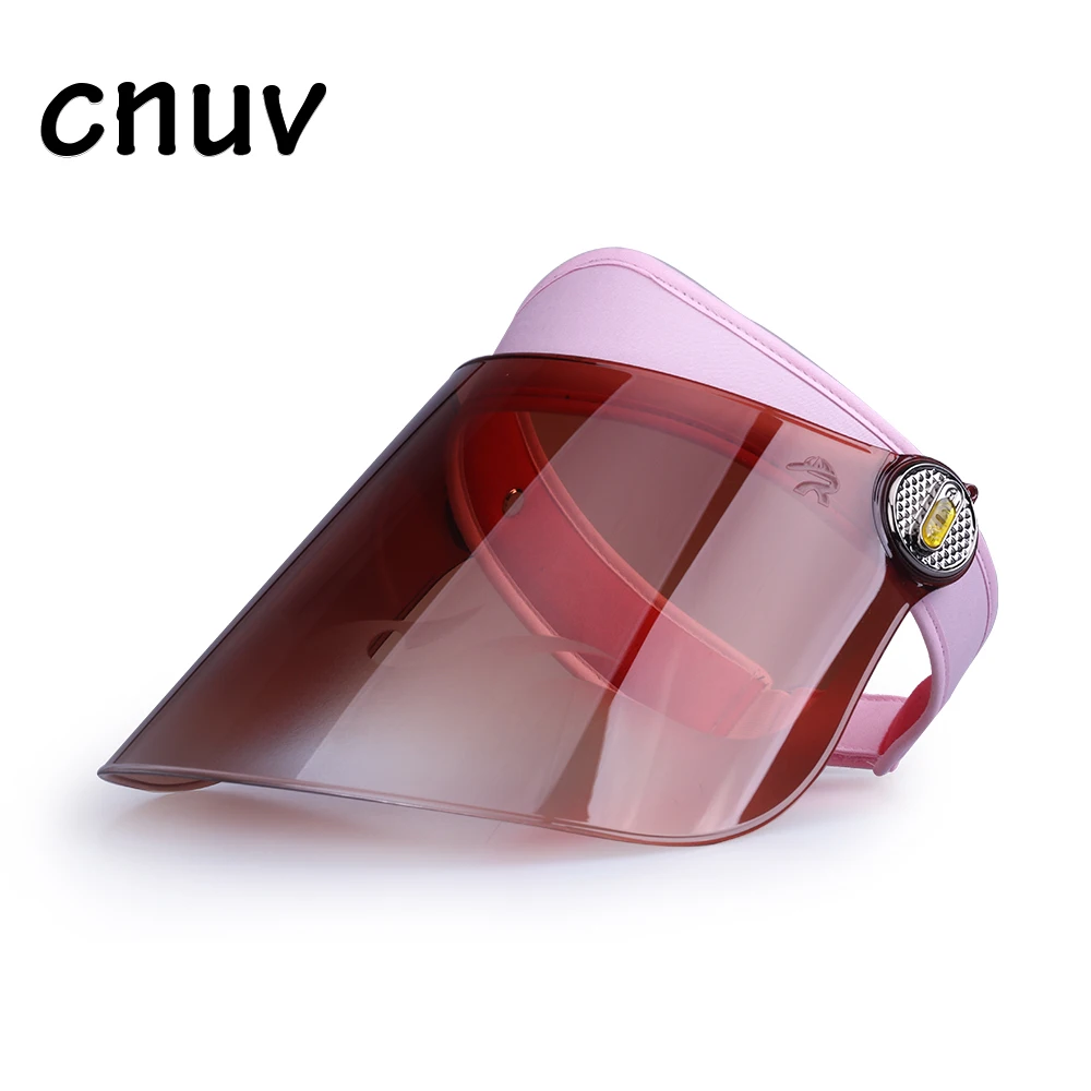 Wholesale High quality plastic cotton sun visor hat summer sports visor caps