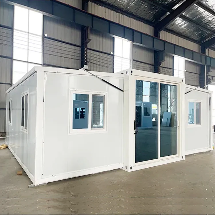 High Quality Modern New Mall 3-Year Customized Office Prefab Expandable and Foldable Container House with Bathroom