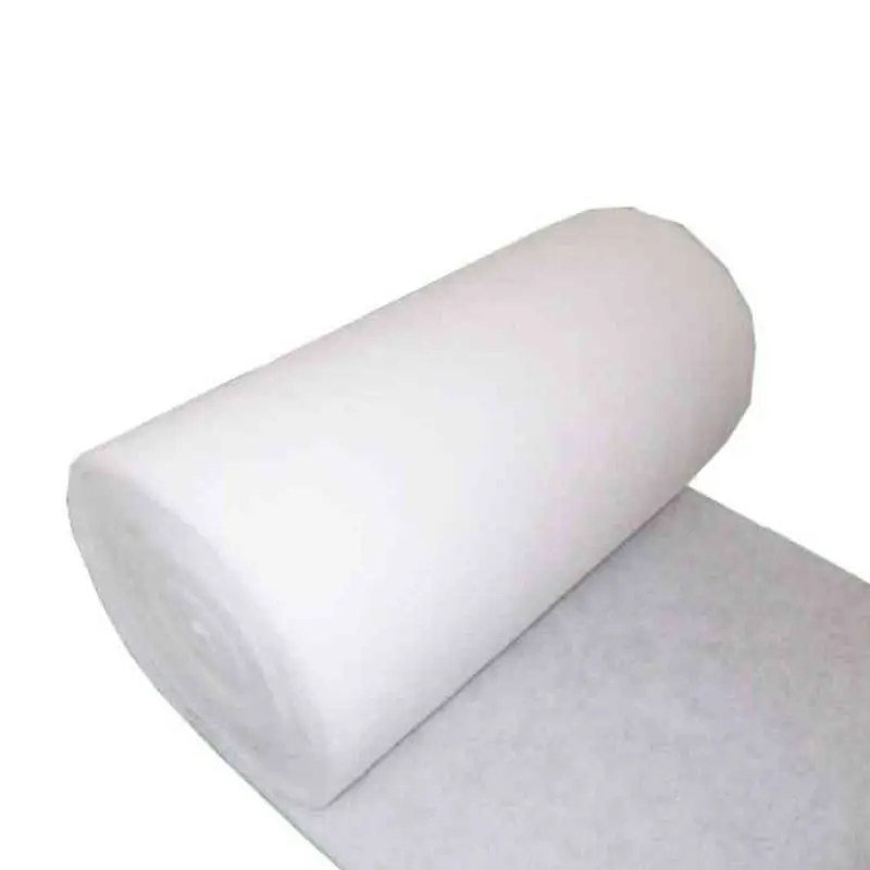Cheap Quilt Wadding Padding Organic Eco-friendly Thermal Bonded Wadding Production Line Cotton 100% Polyester  Wadding Padding