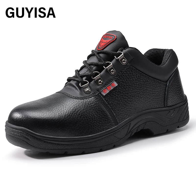 GUYISA Anti-smash, anti-puncture, anti-static, acid and alkali safety shoes for men