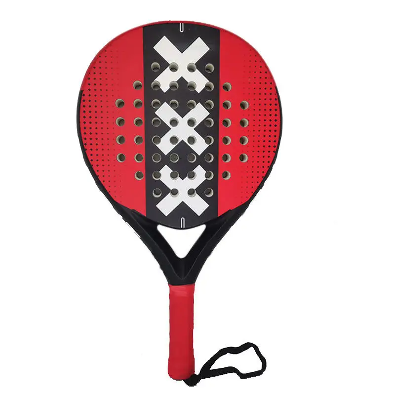 Custom 38mm Raqueta De Tenis Racchette Padel Paddel Racchetta Raquete Padel Tennis Racket Sports 3k Carbon Paddle Racket