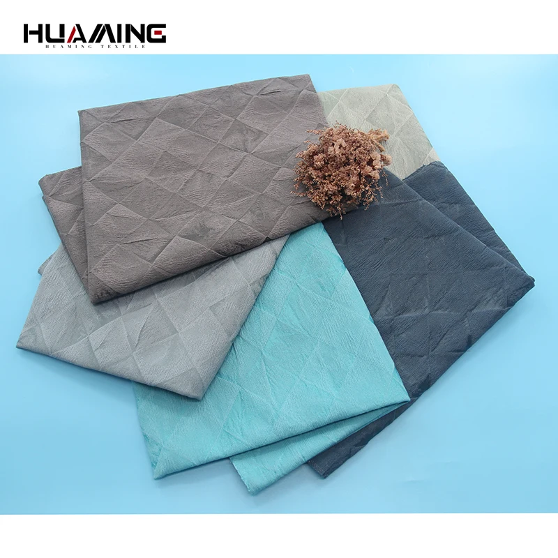 imitated Cotton Washed jacquard fabric for home textile