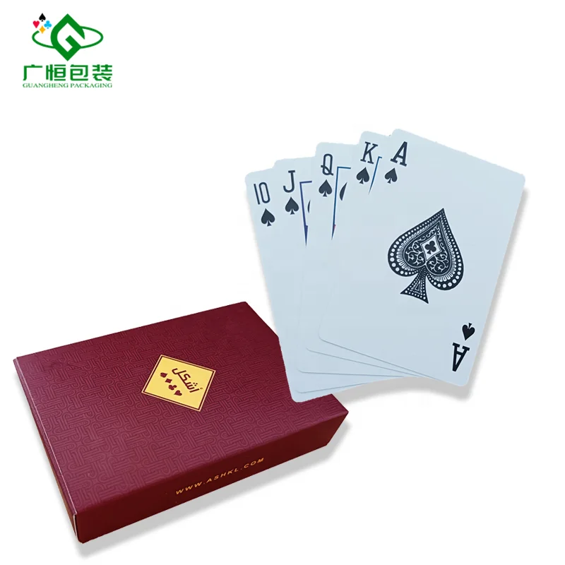 Wholesale Customized Design Premium Printing Logo Playing Cards Pvc Poker Cards 100% Waterproof Playing Cards