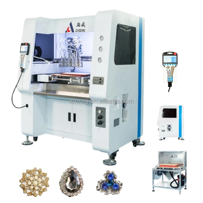 Automatic Visual Funtion Intelligent Jewelry Rhinestone Setting Machine Rhinestone Setting Machine - 600stones/min Made in China
