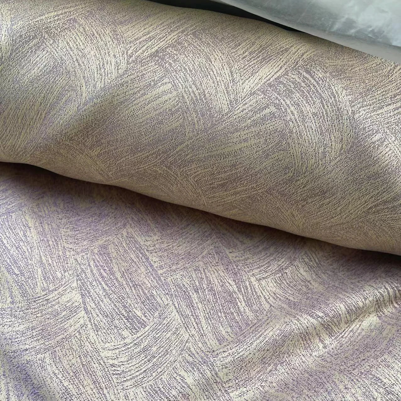 Clearance Sale Cheap High Quality Pattern Living Room Polyester Jacquard Geometric Texture Curtain Fabric