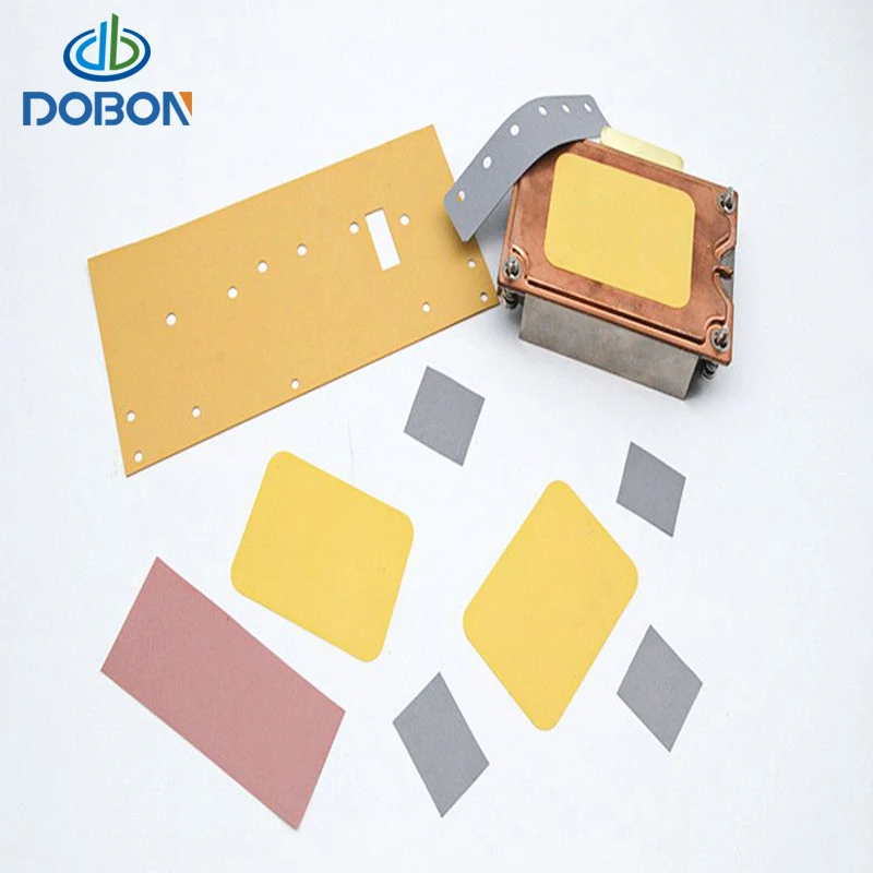 K-10 high pressure resistant thermal conductive silicon tape MOS tube heating chip thermal conductive heat dissipation pad