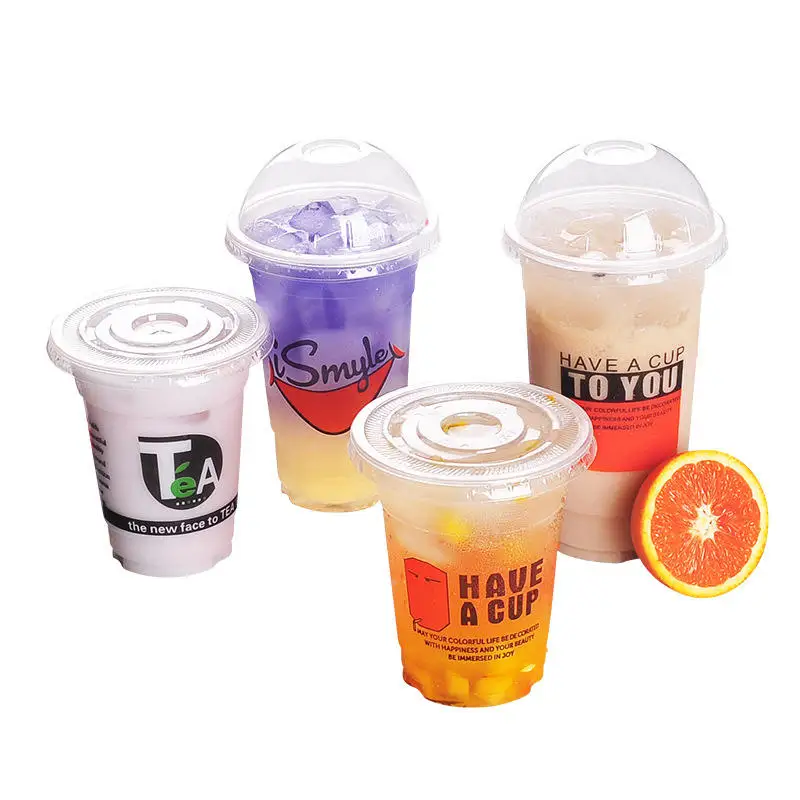 Hot Sale Wholesale Drink Pla Cups Custom Disposable Biodegradable Cup Restaurant Supply Disposable Plastic Cup