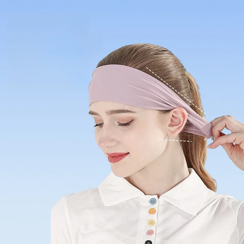 2024 anti slip sweat absorbing headband for outdoor running forehead protection headband