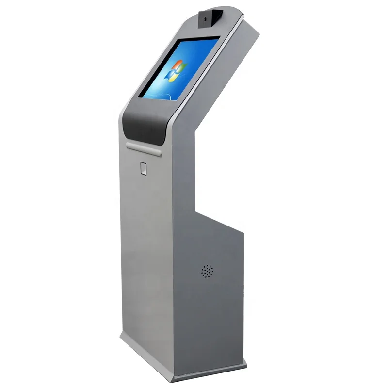 Kiosk Hotel Check in Camera QR Scanner Queue Management Touch Screen Self Service Information Parking Kiosk for Airport