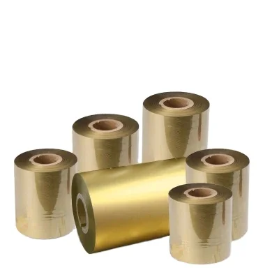 Printer for ribbon 110mm Wax Resin Colored Ink Barcode Tto Price Printing Foil Label Printer Ribbon