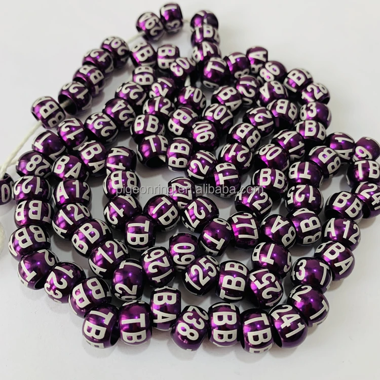 Wholesale High quality circular type aluminium bird rings Fancy pigeon rings