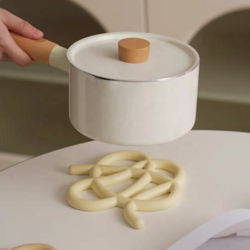 Ceramic Heat Insulating Kitchen Mat Anti Scald Dish Pot Bowl Mat Creative Decorative Design Table Use Household Sundries Product