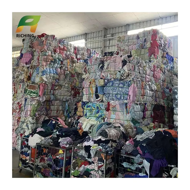 Sari Scraps For Sale Scrap Polyester Fabric Used Recycling Waste Textile Shredding Machine
