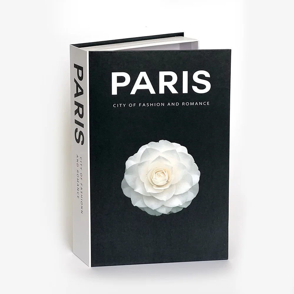 New Arrival London Paris New York Fashion Openable Faux Books For Decorating Boxes Empty Open Storage Decorative Dummy Books Hom