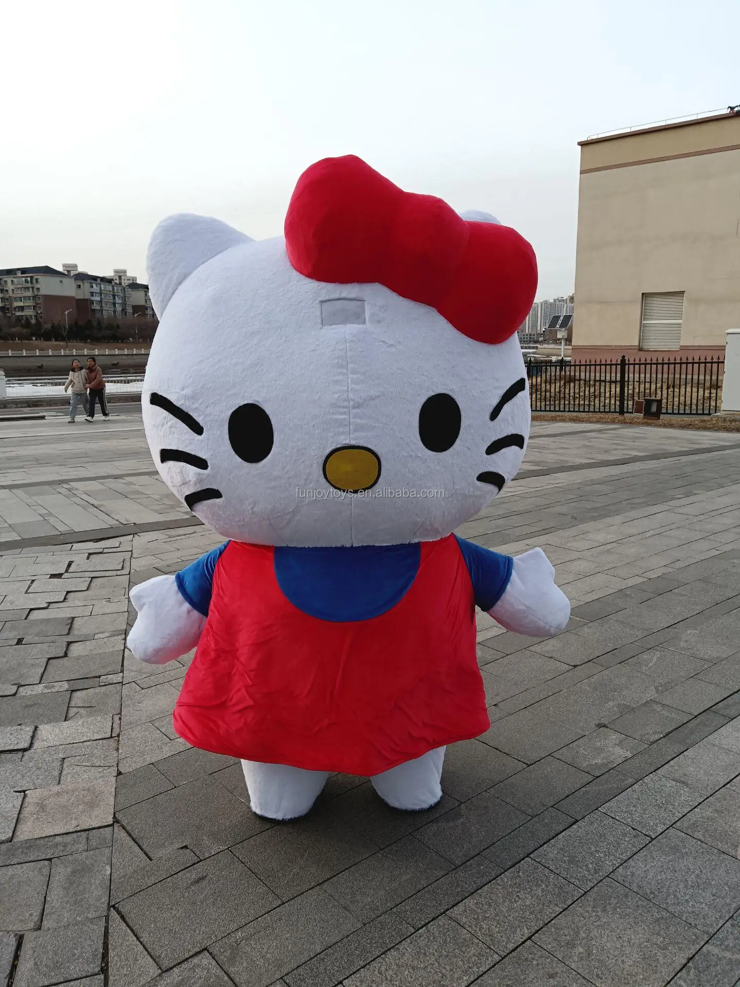 Giant Kuromi Melody Inflatable Mascot Costume Cat Inflatable Suit Cartoon Characters Anime Cosplay Dress Advertising Carnival