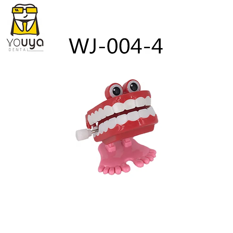 Chattering Dental Wind Up Toy Walking Teeth Practical Joke Toys