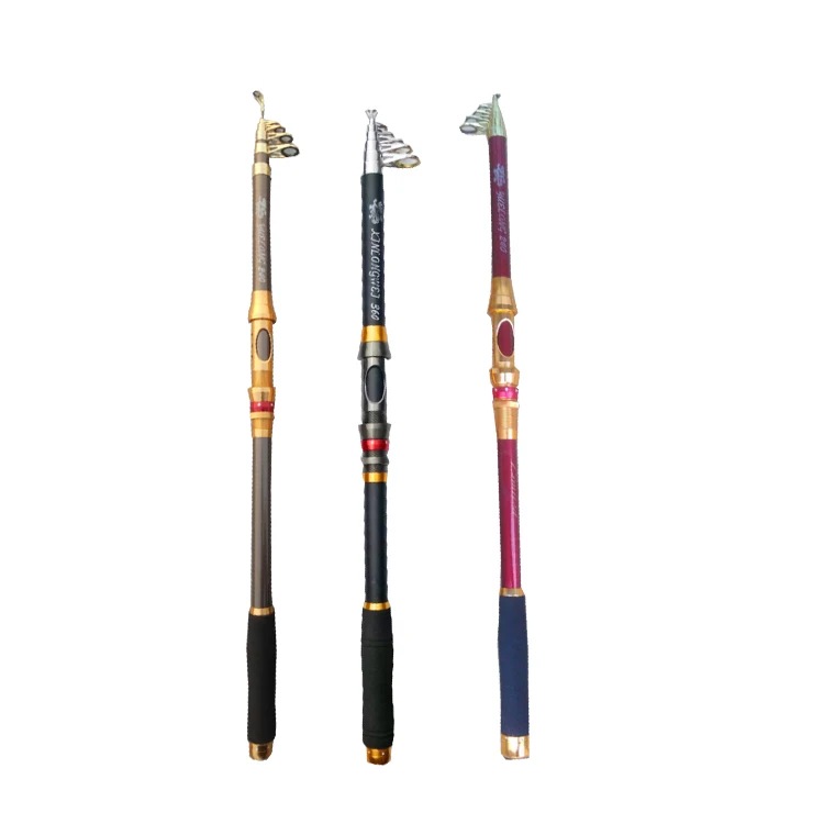 High quality telescopic surf rod 2.4m sea rod