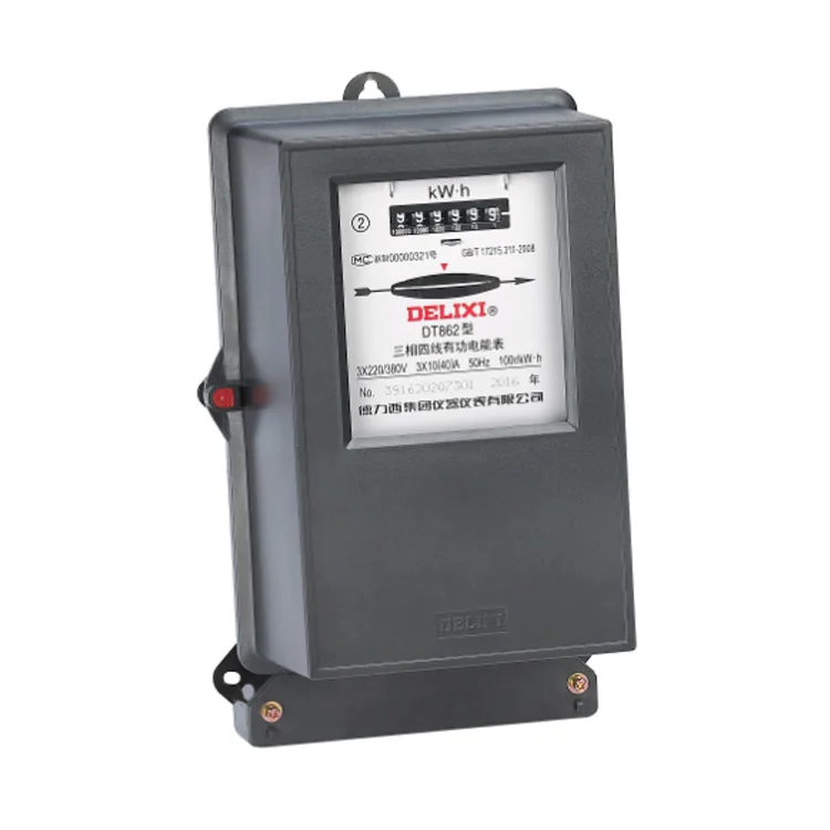 Delixi Electric Brand D86 Series 220V 380V 100A 50Hz Three-phase AC Watt-hour power factor meter
