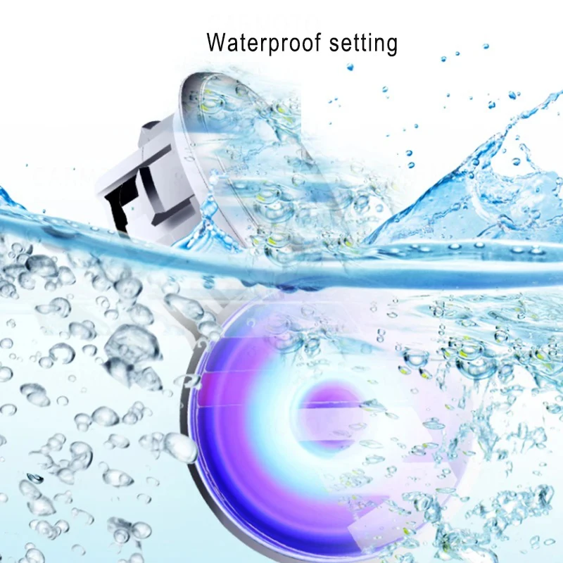 4PCS 65mm 56mm Floating Wheel Center Caps Led Car Center Cap Cover