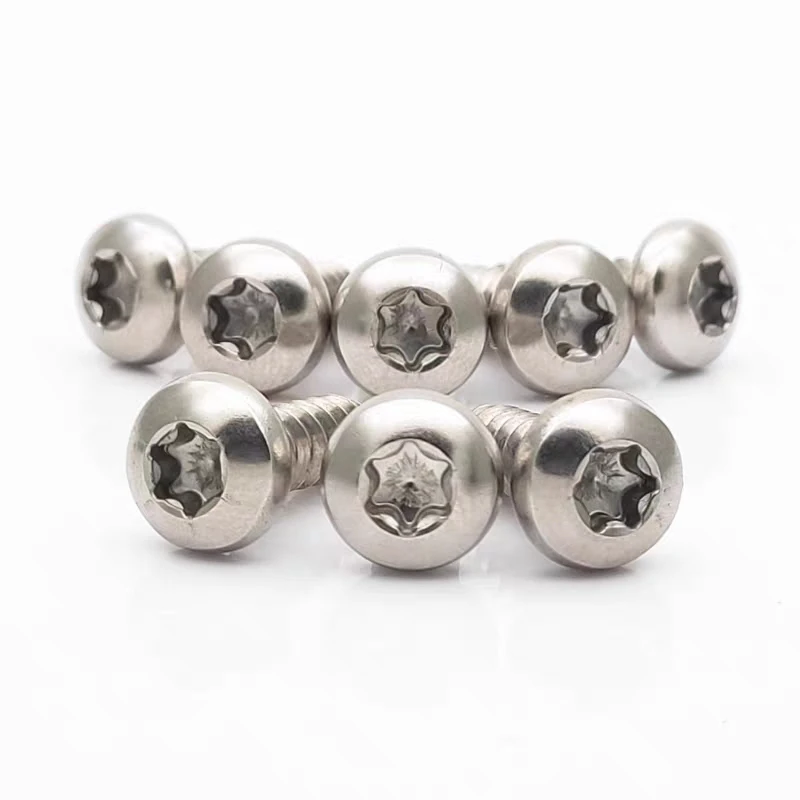 Factory Wholesale Price ST3.9 ST4.8 Stainless Steel Thread Forming Security Torx Button Head Self Tapping Screw