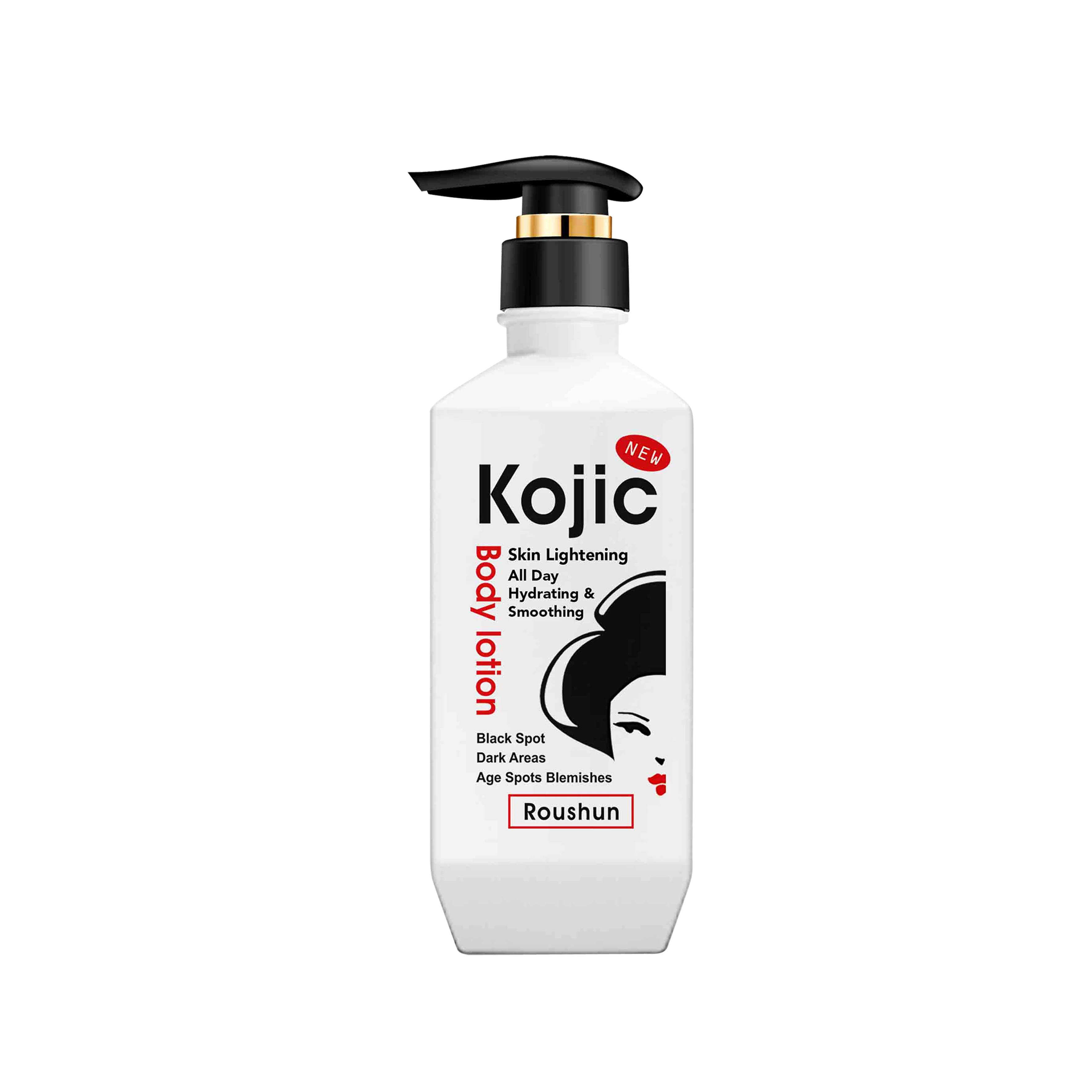 ROUSHUN Vegan Body Lotion Intensive Brightening Moisturising Kojic Acid Body Lotion