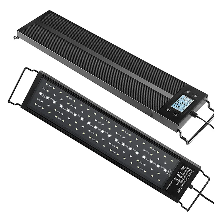 8 Colors Auto On Off Aquarium Light Fish Tank Light for Water Plants Build in Timer Sunrise Sunset LED Light