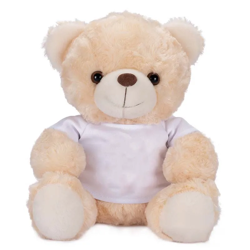 Promotion company Hotel gift custom LOGO wearing clothes buy Teddy bear stuffed animal short sleeve teddy bear t-shirt