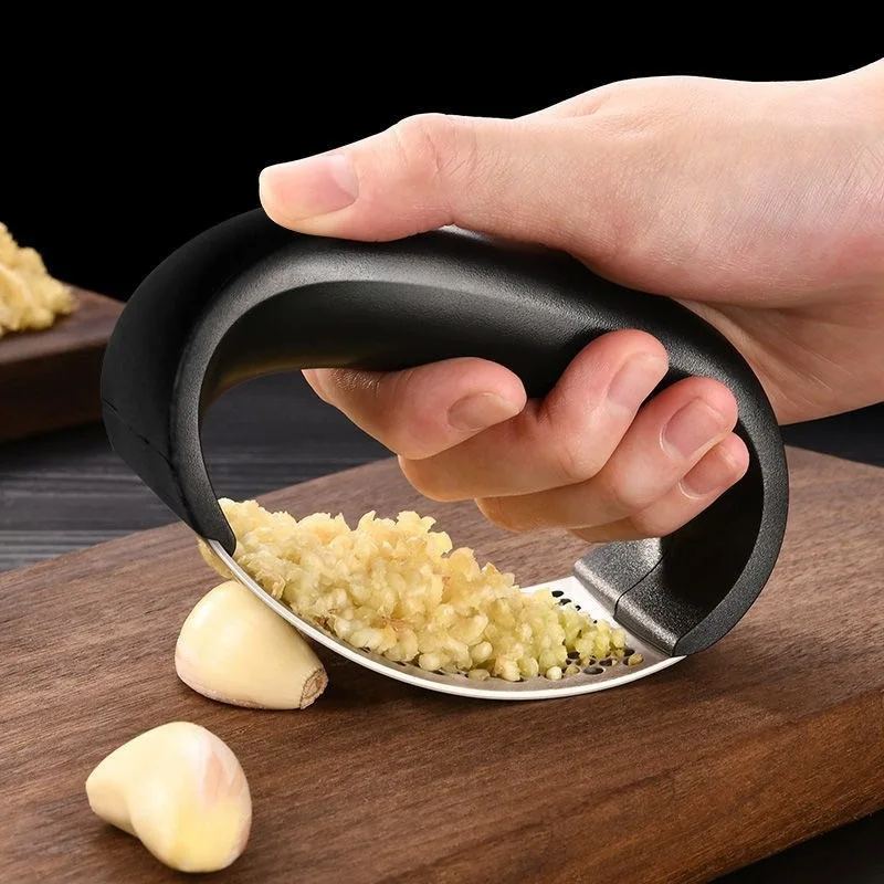 FS089 Garlic Masher Manual Pressure Garlic Clamp Household Masher Mashed Garlic Artifact Kitchen Tool Hot Sale High Quality