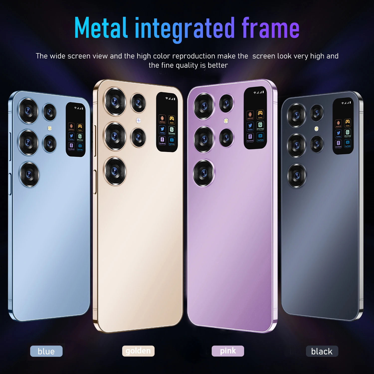 2024 New Arrival Sumsung S24 Ultra Phone Global Version Mobile Phone 16GB Android 9 Cellphones Unlocked Smartphone