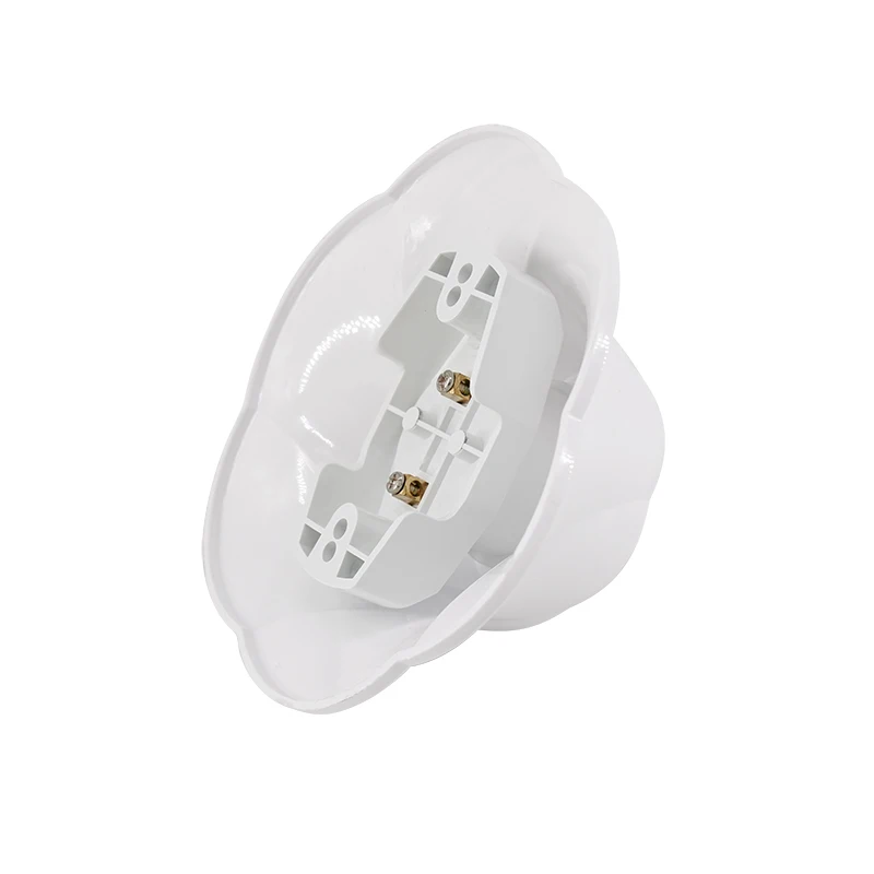 2023 Decovolt hot sale factory white lampholder cheap price e27 plastic lamp holder e27 base