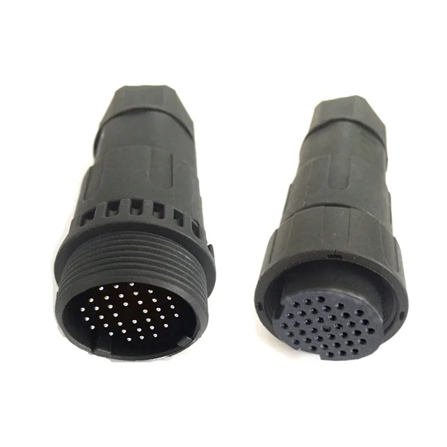 auto electrical 36pin signal Plug Socket  Male Female plastic solder  multiply pin connector